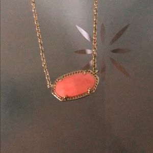 Kendra Scott coral necklace